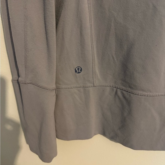 Lululemon Fill Zip In Stride Jacket We Are From Space Fossil Gray Size 8 - Picture 8 of 10